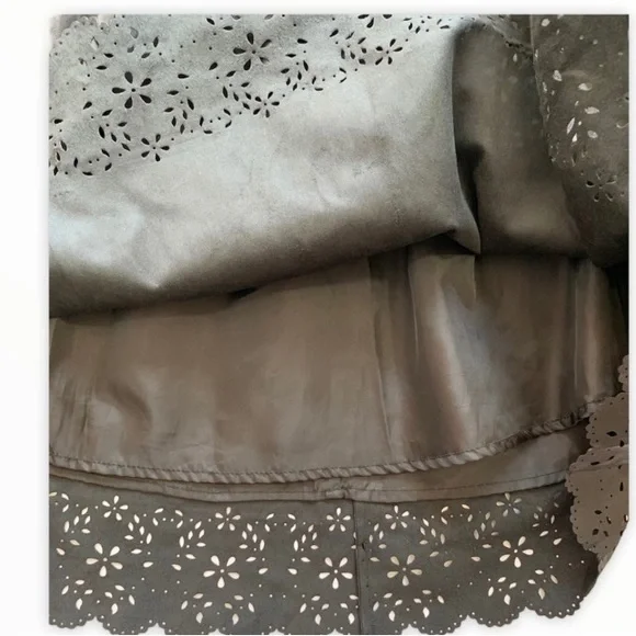 Forever 21 Black Faux Leather Skirt Sz M - Picture 3 of 7